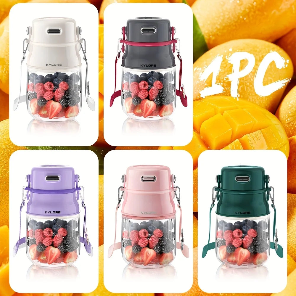 PRASKY Personal Blender, Shakes, Smoothies, Food Prep, and Frozen Blending, 27 Ounces, USB Rechargeable, Juice for Gym/Kitchen